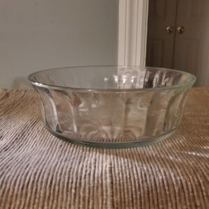 Elegant Crystal Clear Glass Bowl